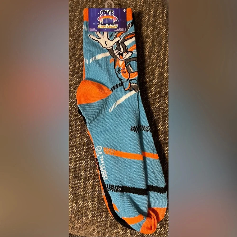 NWT 3 pair Of Space Jam A New Legacy Socks Size 6 -12